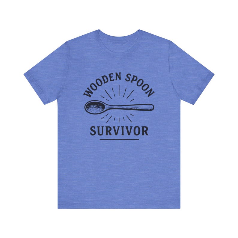 Wooden Spoon Survivor Funny T-Shirt - Hilarious Nostalgic Tee for Adults - Mother's Day Humor Shirt - Childhood Discipline Joke Tee afbeelding 7