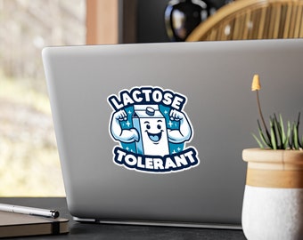 Lactose Tolerant Vinyl Sticker