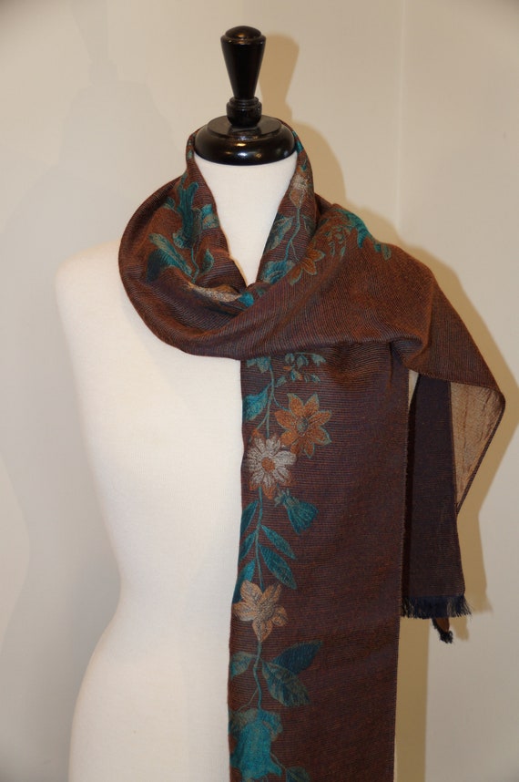 Etro Spa Silk Floral Scarf - image 2