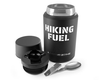 Hiking Thermos, Hot and Cold Thermos, Thermos with Spoon, Travel Food Container, Camping Thermos, Food Storage, Eco-conscious, Hiking Gear