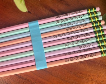 Set of 10 Ticonderoga Olivia Rodrigo Pencils