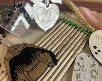 Laser Engraved Zach Bryan Song Lyric Pencils