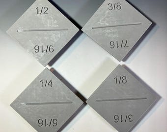 Moulding Reveal Gauges - Set of 4