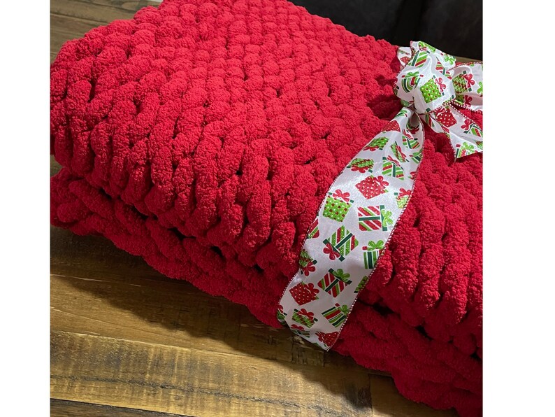 Jumbo Chenille Blanket Chenille Throw Plush Throw Extra Cozy Blanket