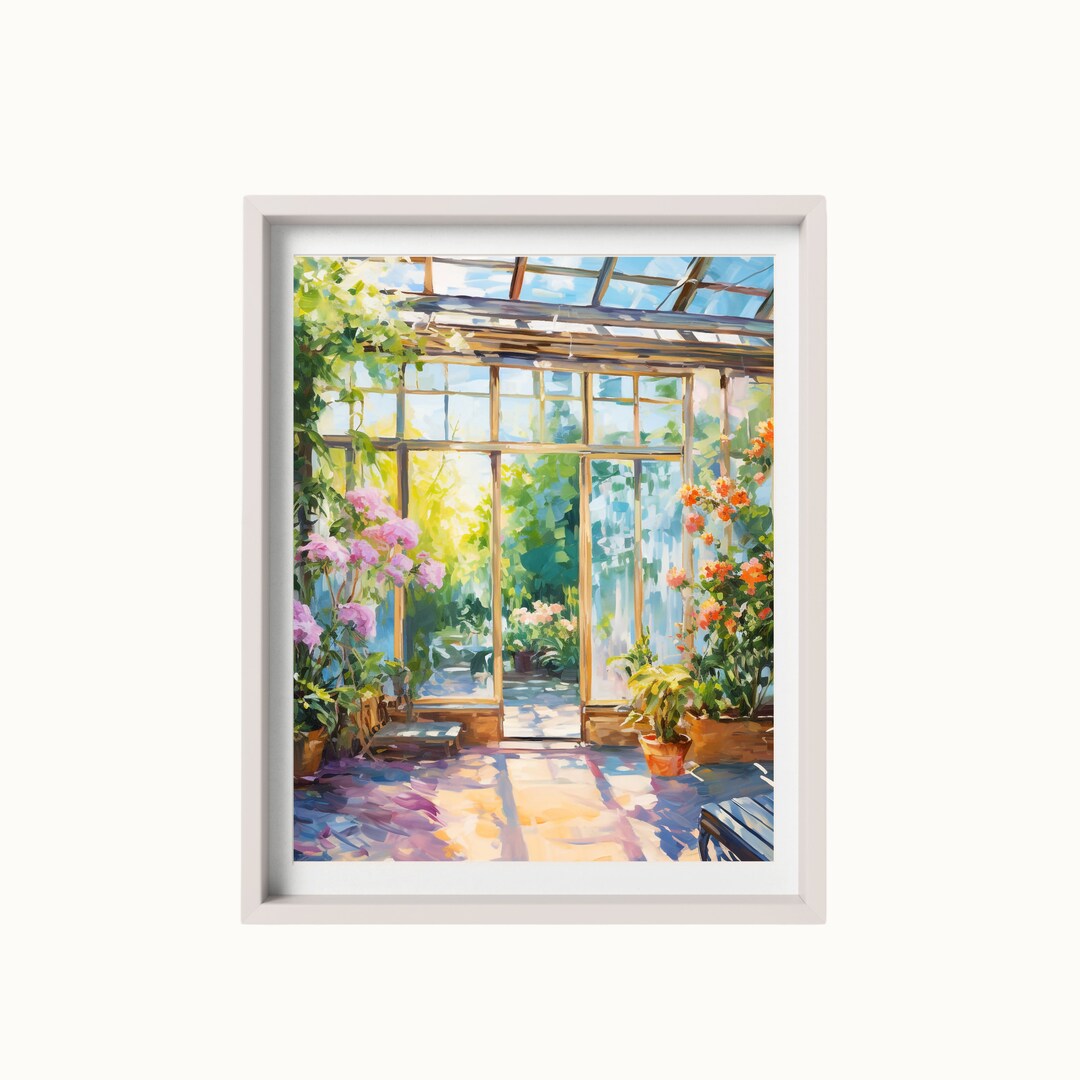Image showcasing Garden Wall Art, Greenery Decor, PRINTABLE Summer Tone Print ...