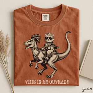 Comfort Colors Princess Donut and Mongo Shirt, Dungeon Crawler Carl Tee Fantasy Book Reader Geeky Cat Lover Tshirt Donut Mongo Bookish Merch