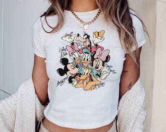 Camiseta de Mickey y sus amigos para bebé, camiseta de viaje a Disneyworld, camiseta de Mickey y sus amigos, camiseta de bebé de WDW Disneyland, camiseta de bebé de Fantasia Disneyland