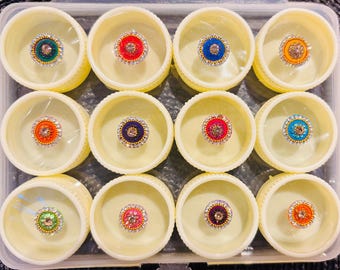 Indian Diamanté Party Bindis - Style 28