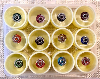 Indian Bindis | Face Jewels (12 pack) - Style 2