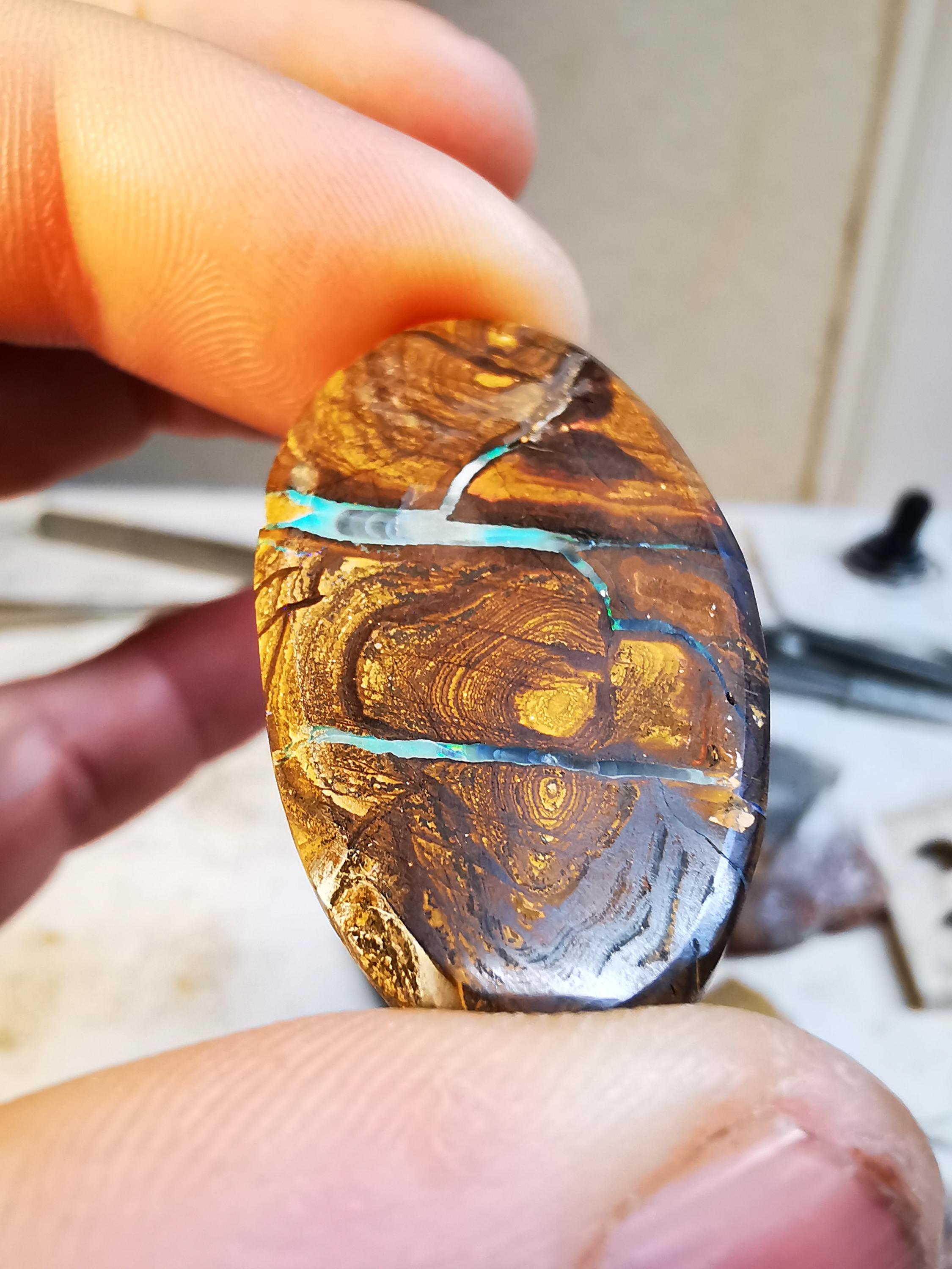 売り一掃 【100円～】天然ボルダーオパール ルース 1.55ct 【公式通販】