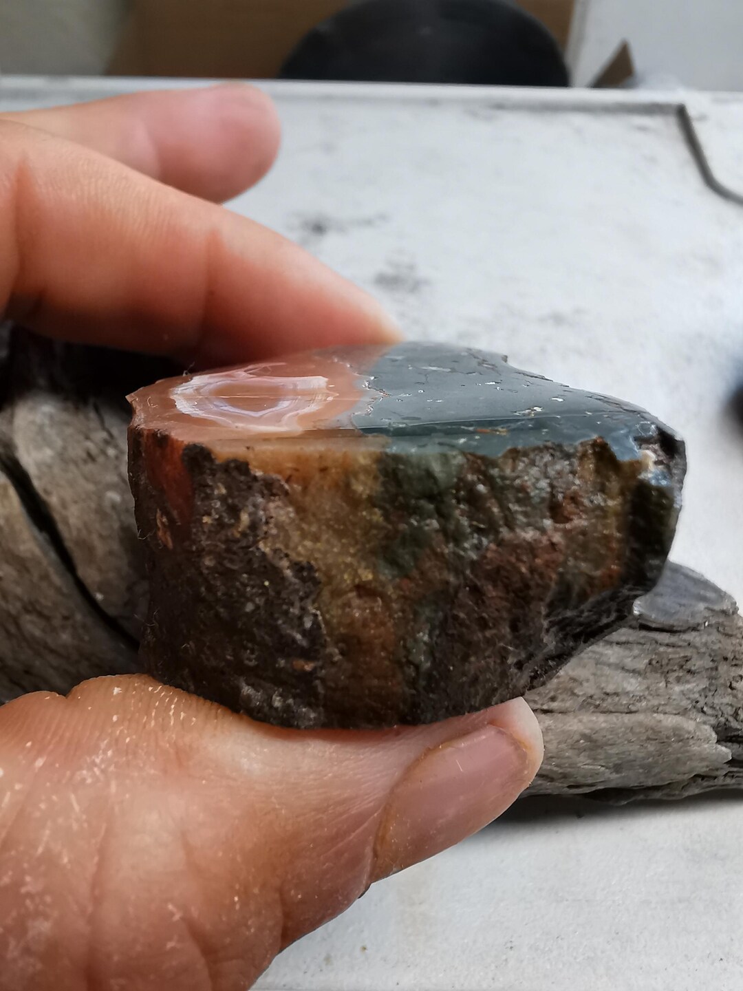 Baras Quarry Volcanic Tuff & Banded Agate Specimen - Etsy