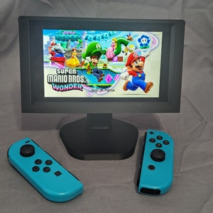 Pantalla de monitor de PC compatible con Nintendo Switch / Soporte de monitor de PC para Nintendo Switch Dock / Soporte de pantalla de monitor de PC / Centro de juegos portátil/