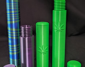 3D Printed Doobie Case | Durable PLA Joint Holder, Unique Design