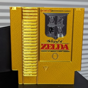 LOZ Stash ゴールド カートリッジ ホルダー | ビデオゲーム ストレージ オーガナイザー | ゲーム愛好家へのギフト。