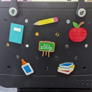 Bijoux de sac pour la rentrée | breloques pour professeur | Charme pour la rentrée |  sac accessoire | Breloque personnalisée