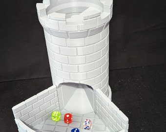 Wieża do kości Royal Fortress | Zamek drukowany w 3D do gier RPG