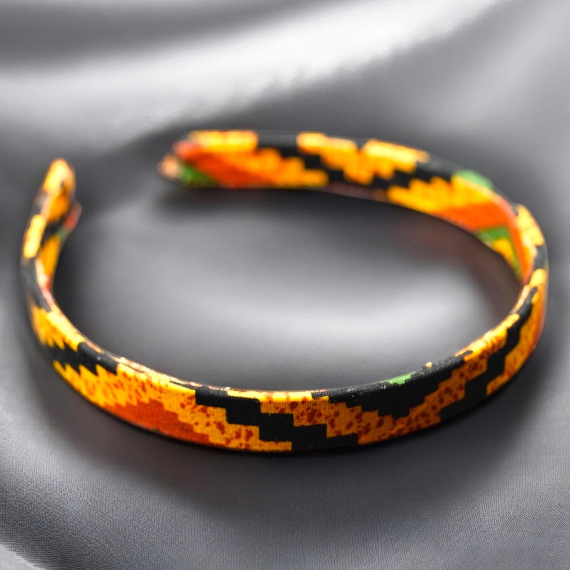 Handmade Kente Headband – African Print Hair Accessory for Women, Natural Hair Headband, Black Heritage Fashion, Cultural Hair Wrap