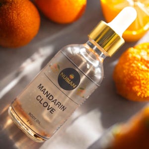 Handcrafted Mandarin Clove Body Oil – Natural Moisturizer with Essential Oils