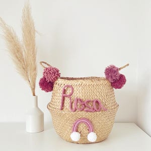 Personalisierter Aufbewahrungskorb,Babygeschenkkorb,Baby Geschenk, Kinderzimmerdeko,Taufgeschenk,Geburt,Geschenk,Korb für Babyparty,Taufe