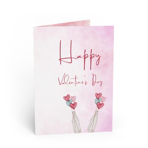 Tarjetas de felicitación para el día de San Valentín, postales de amor, papelería romántica, tarjetas de notas hechas a mano, regalo de aniversario de relación