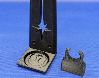 Rebel Lightsaber Wall Mount - 3d Printed