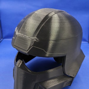 Hell Divers B-01 Tactical Helmet - 3d Printed Helmet With Resin Details