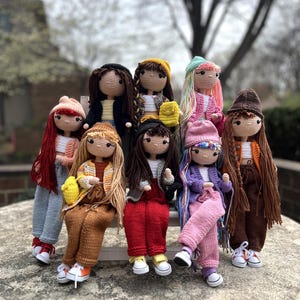 Melody Crochet Doll – Handmade Amigurumi Toy –Perfect Gift for Girls – Finished Crochet Doll - Ship Fast in USA