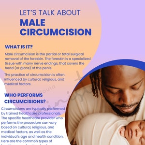 Doula Handouts | Midwifery Practice | Newborn Circumcision | Pediatrician | Jewish Handout