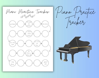 Printable Piano Practice Tracker