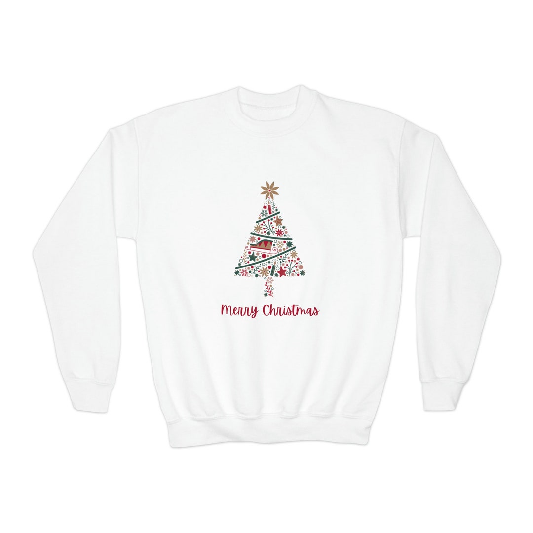 Christmas Sweatshirt for Kids Christmas Sweatshirt for Girls Etsy