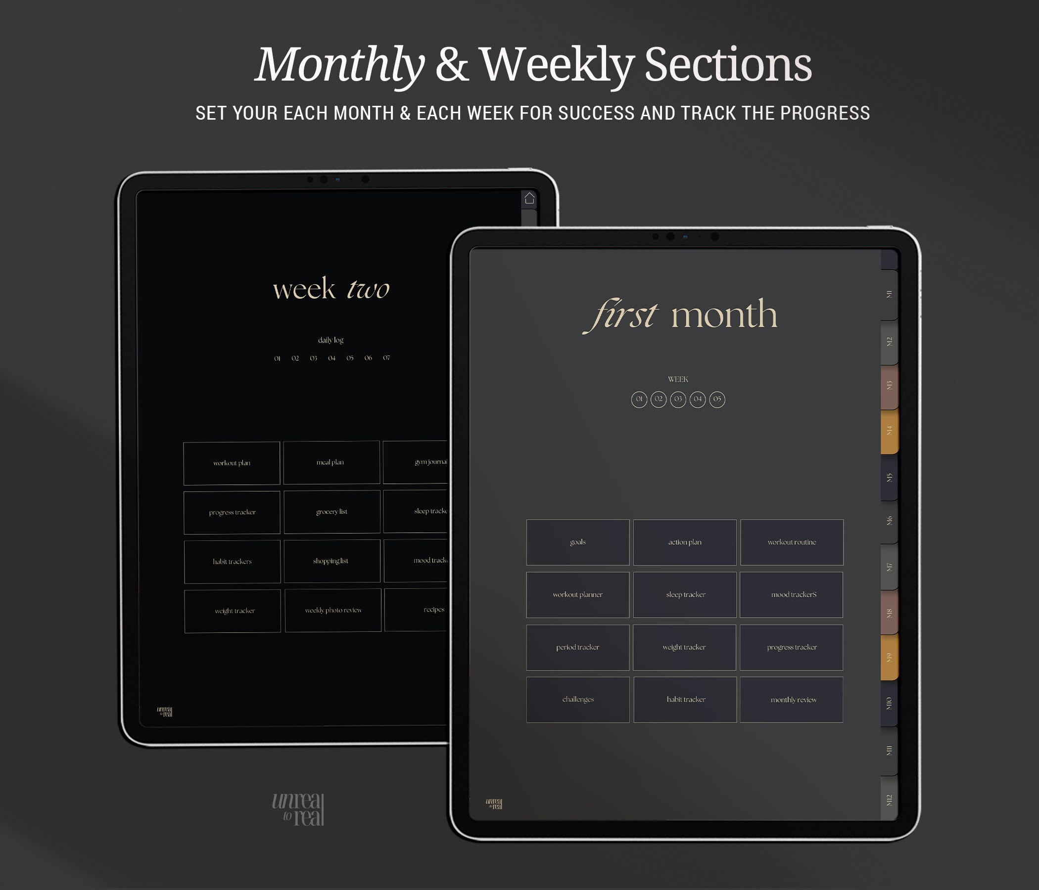 Digital Weight Loss Journal, Fitness Planner | Workout & Meal Tracker ...
