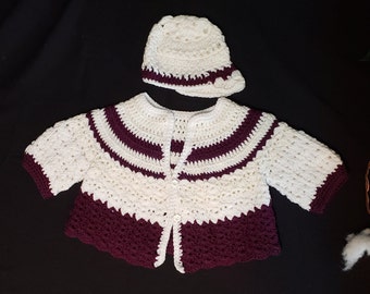 Infant Sweater with Hat