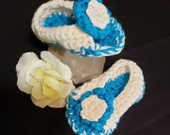 Infant Irish Crocheted Sandals