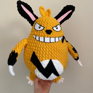 Electric Bear Crochet, Nerdy amigurumi, DIGITAL CROCHET PATTERN