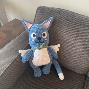 Smiley Cat Crochet Pattern, DIGITAL PATTERN ONLY, Crochet Pattern, Anime Crochet, , Manga Crochet