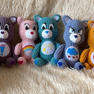 Crochet Feelings Bear Pattern, Retro toy, Crochet Pattern, DIGITAL CROCHET PATTERN