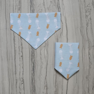 Cat Bandana, Bandana for Cats,Slide-on Bandana, Over-the-Collar Bandana