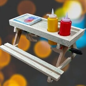Condiment Picnic Table Holder