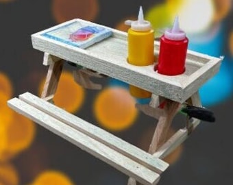Condiment Picnic Table Holder