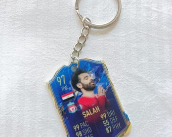 Salah Liverpool 97 RW FC21 Fotbollskort Nyckelring Nyckelring
