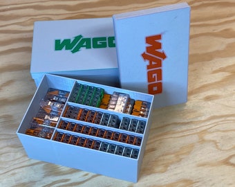 Versatile Wago 221 Storage Box for Electrical Connectors - Holds 221-412, 221-413, 221-415, 221-2401, 221-2411 Models