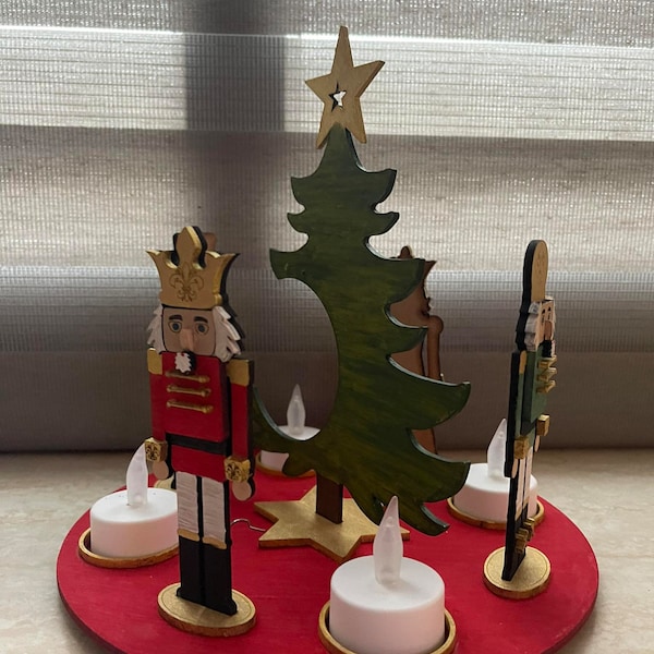 Christmas Pyramid Dxf Etsy