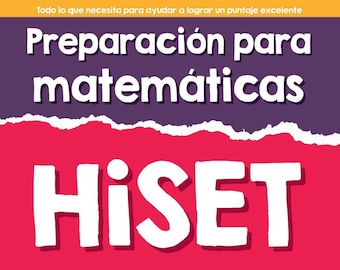 Preparación para matemáticas HiSET 2023-2024