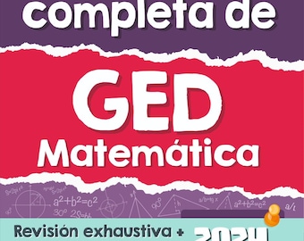 Guía de estudio completa de GED Matemática 2024-2025