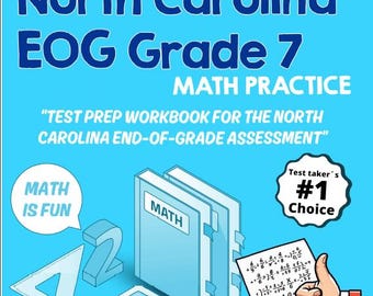 North Carolina EOG Grade 7 Math Practice Workbook