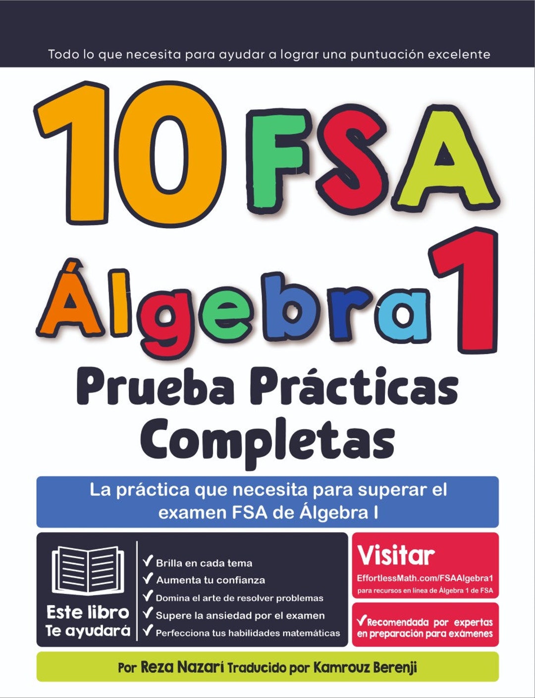 10 FSA Álgebra I Prueba Prácticas Completas - Etsy