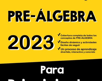 Prealgebra Guide for Beginners: Spanish Edition