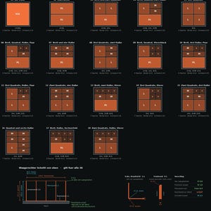 Modular wall organizer system - 36 crate layouts, 5 drawer sizes, 5 knobs, no supports