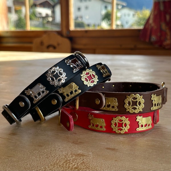 Original Appenzeller Hundehalsband in der Schweiz hergestellt - 2.4cm breit