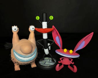 Handmade Aaahh!!! Real Monsters Figures – Unique Gift for